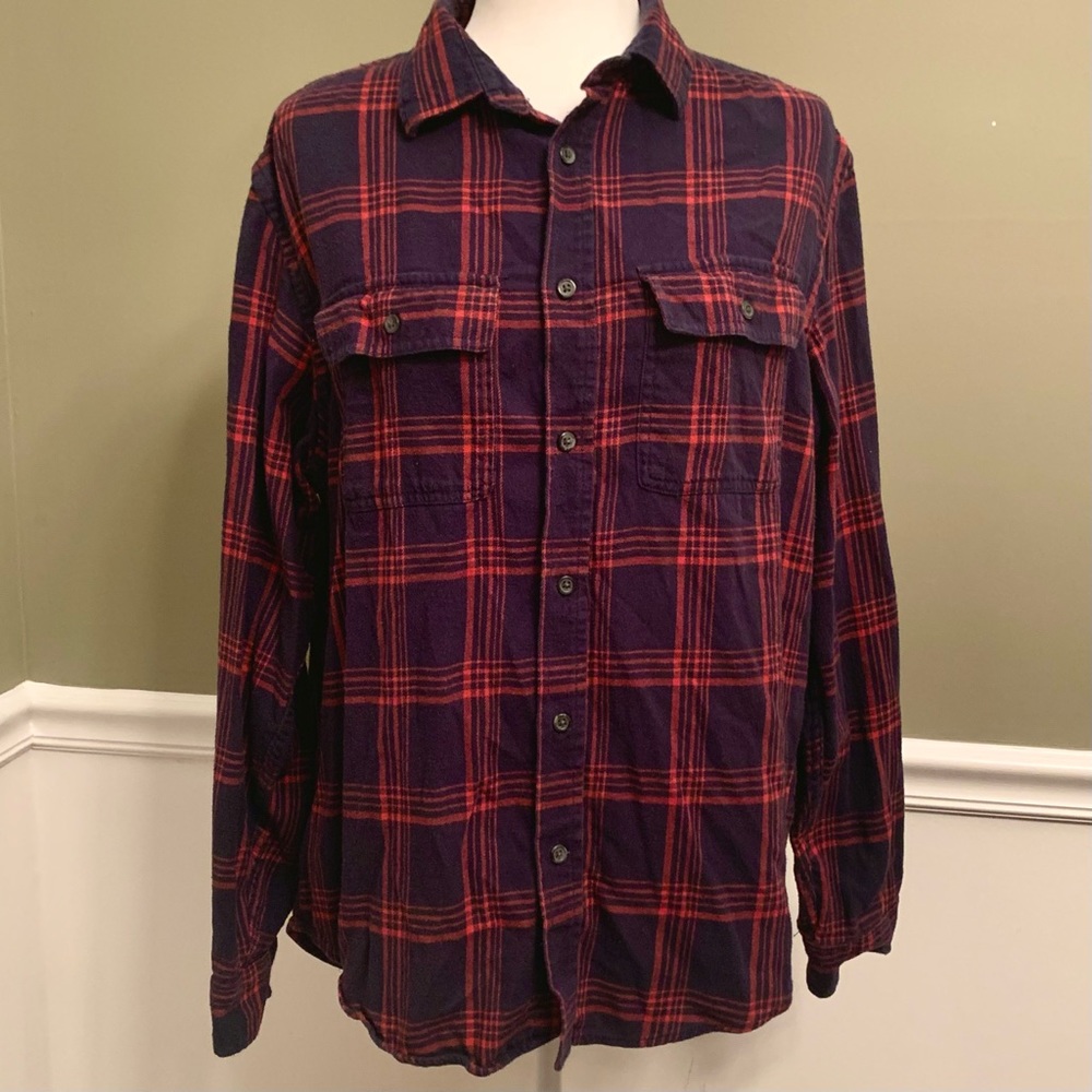 Old Navy Plaid Flannel Button-Down